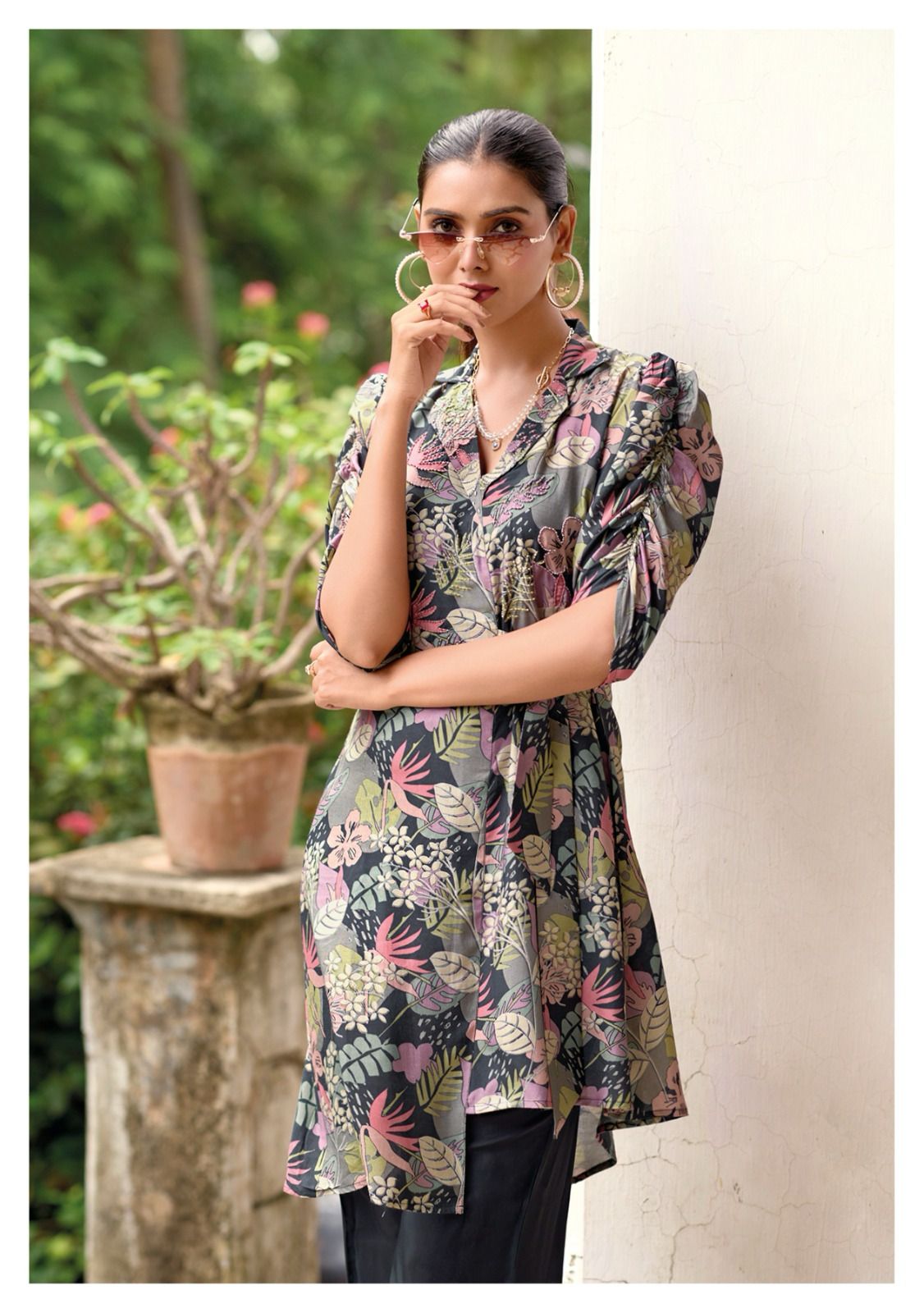 Eliza By Kailee Tunic Style Kurtis With Bottom Catalog